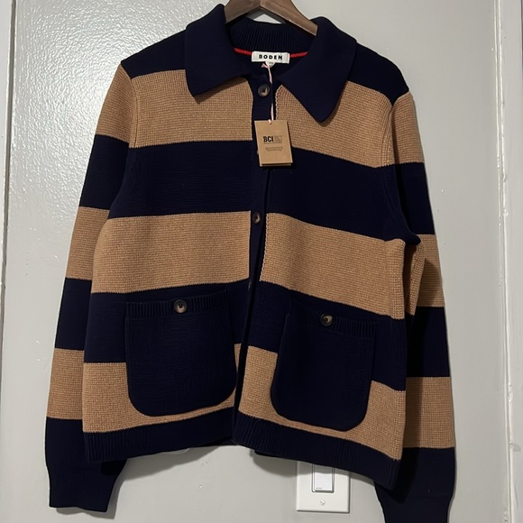 Emily Wool Blend Cardigan - Size 14 - Picture 5 of 5